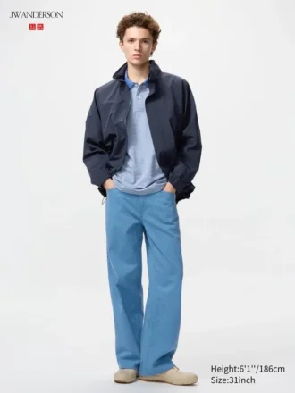 Jeans droit large pour homme