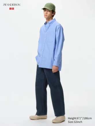 Jeans droit large pour homme