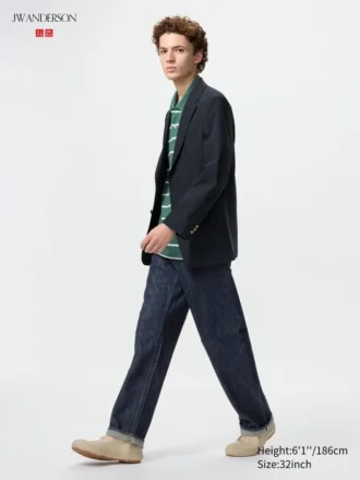 Jeans droit selvedge pour homme