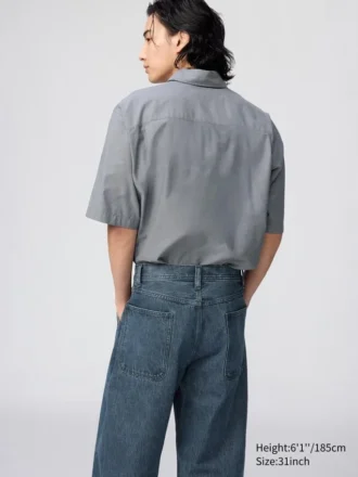 Jeans large fuselé pour homme