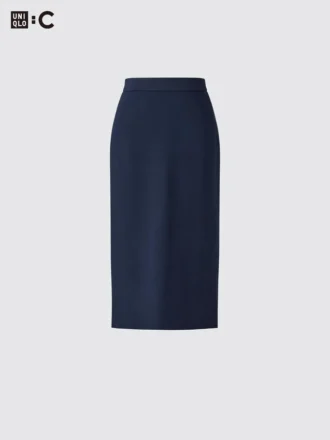 Jupe à côtes milanaises lavable pour femme