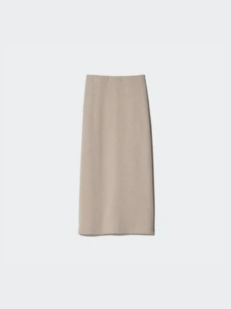 Jupe étroite en jersey brossé pour femme