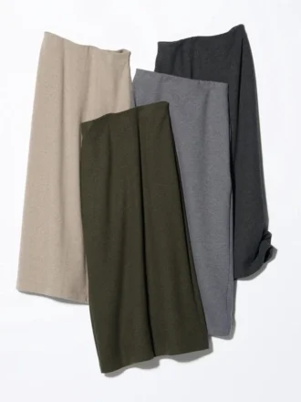 Jupe étroite en jersey brossé pour femme