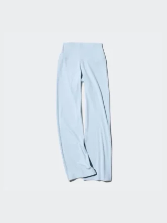 Leggings évasés à côtes souples AIRism pour femme