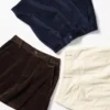Mini-jupe en velours côtelé pour femme Mini-jupe en velours côtelé pour femme