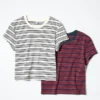 Mini-T-shirt pour femme | Rayé Mini-T-shirt pour femme | Rayé