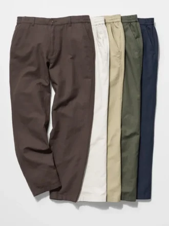 Pantalon ample en mélange de lin pour homme