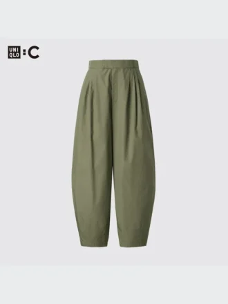 Pantalon ballon en coton pour femme