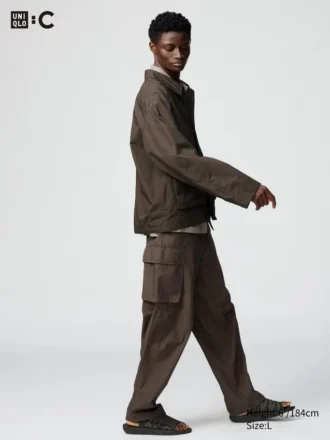 Pantalon cargo large pour homme
