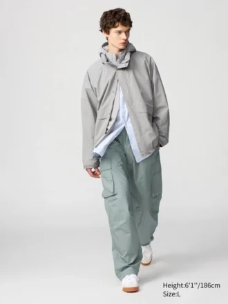 Pantalon cargo large pour homme