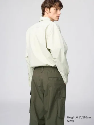 Pantalon cargo large unisexe