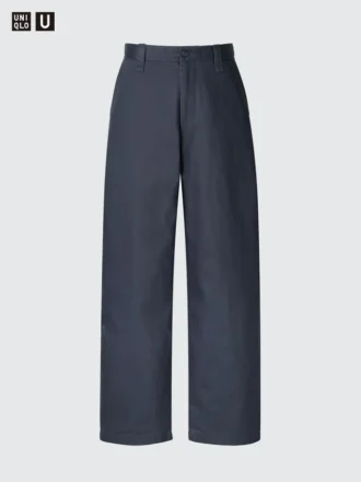 Pantalon chino large pour homme