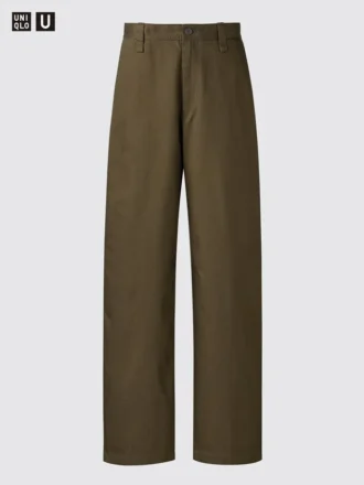 Pantalon chino large pour homme | Grand
