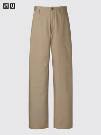 Pantalon chino large pour homme | Grand