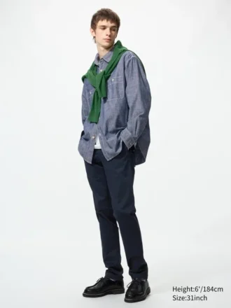 Pantalon chino slim pour homme