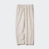 Pantalon court pour homme en mélange de lin | Rayé