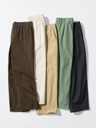 Pantalon de femme ample en coton, longueur cheville