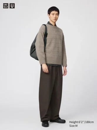 Pantalon de survêtement large brossé unisexe