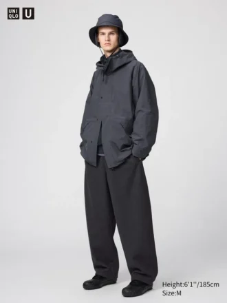 Pantalon de survêtement large brossé unisexe