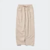Pantalon facile à porter en mélange de lin pour femme Pantalon facile à porter en mélange de lin pour femme