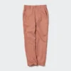 Pantalon fuselé en lin et coton pour femme