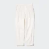 Pantalon fuselé en lin et coton pour femme Pantalon fuselé en lin et coton pour femme