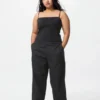 Pantalon fuselé en lin et coton pour femme Pantalon fuselé en lin et coton pour femme