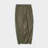 Pantalon fuselé en lin et coton pour femme Pantalon fuselé en lin et coton pour femme