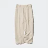 Pantalon fuselé en lin et coton pour femme Pantalon fuselé en lin et coton pour femme