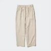 Pantalon fuselé en lin et coton pour femme Pantalon fuselé en lin et coton pour femme