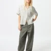 Pantalon fuselé en lin et coton pour femme | Grande taille Pantalon fuselé en lin et coton pour femme | Grande taille