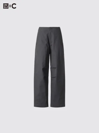 Pantalon large en coton pour femme