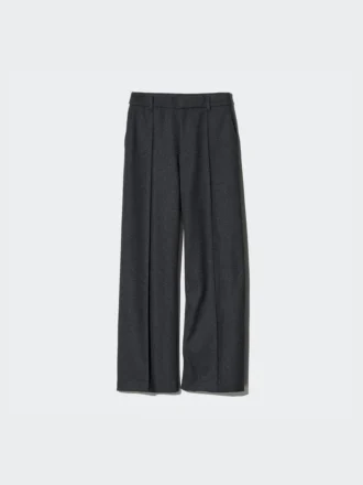 Pantalon large en jersey brossé pour femme