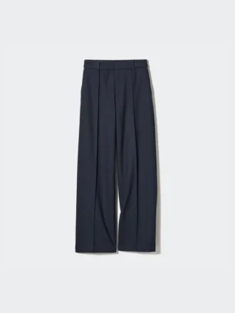 Pantalon large en jersey brossé pour femme | Grande taille