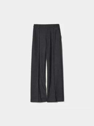 Pantalon large en jersey brossé pour femme | Grande taille