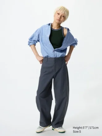 Pantalon large en jersey pour femme