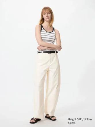 Pantalon large en jersey pour femme