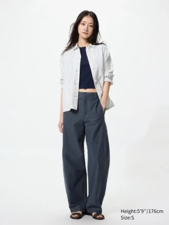 Pantalon large en jersey pour femme | Grande taille