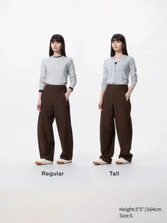 Pantalon large en jersey pour femme