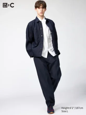 Pantalon large en Premium Linen pour homme