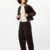 Pantalon large en velours côtelé pour femme Pantalon large en velours côtelé pour femme