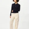 Pantalon large en velours côtelé pour femme Pantalon large en velours côtelé pour femme