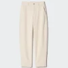 Pantalon large en velours côtelé pour femme