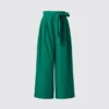 Pantalon large à la cheville avec ceinture pour femme Pantalon large à la cheville avec ceinture pour femme