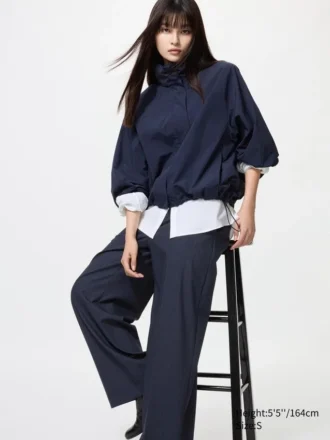 Pantalon large élégant pour femme | Rayé