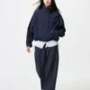 Pantalon large élégant pour femme | Rayé