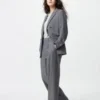 Pantalon large à plis pour femme Pantalon large à plis pour femme