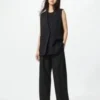 Pantalon large à plis pour femme | Grande taille Pantalon large à plis pour femme | Grande taille