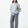Pantalon large à plis pour femme | Grande taille Pantalon large à plis pour femme | Grande taille
