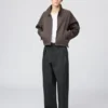 Pantalon large à plis pour homme